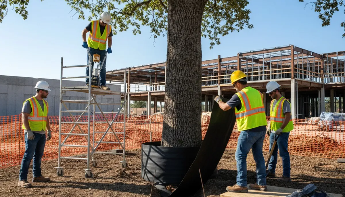 Tree roots protected in Troy, MI by Arbor Tree Care for healthy, stable trees