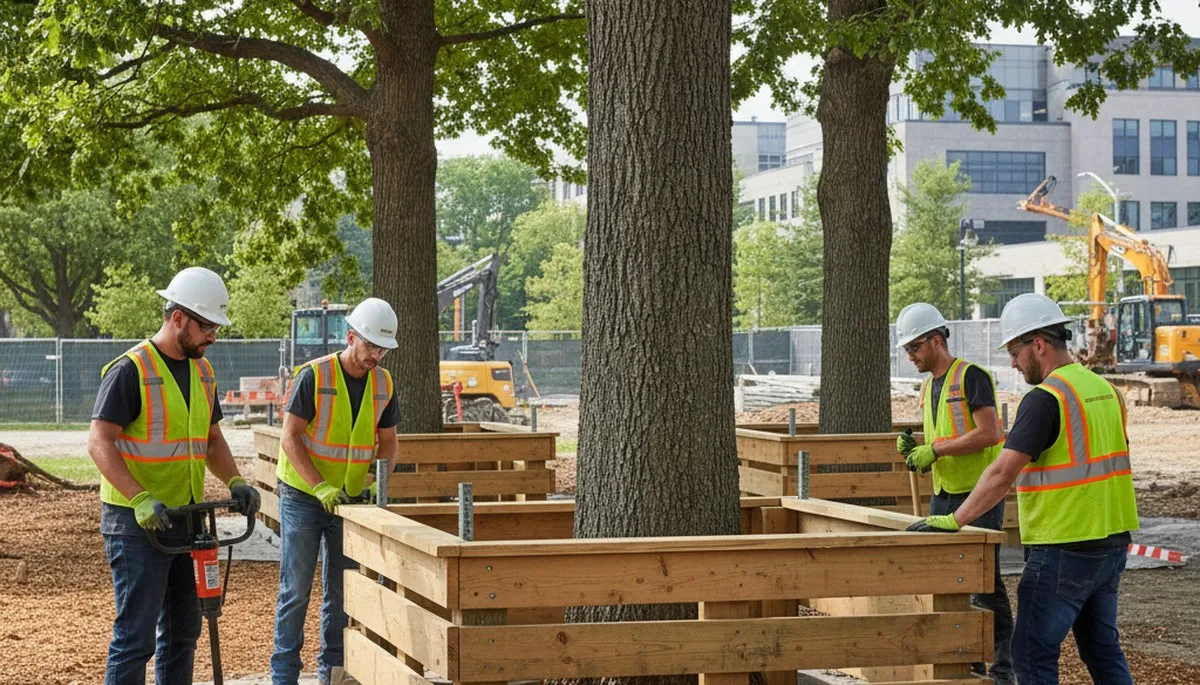 Tree roots protected in Troy, MI by Arbor Tree Care for healthy, stable trees