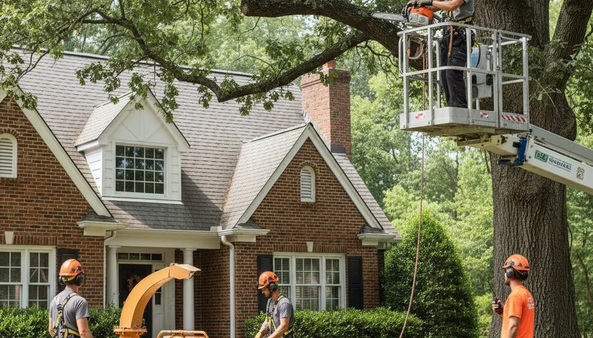 Tree service crew in Troy, MI providing professional tree removal, trimming, and maintenance